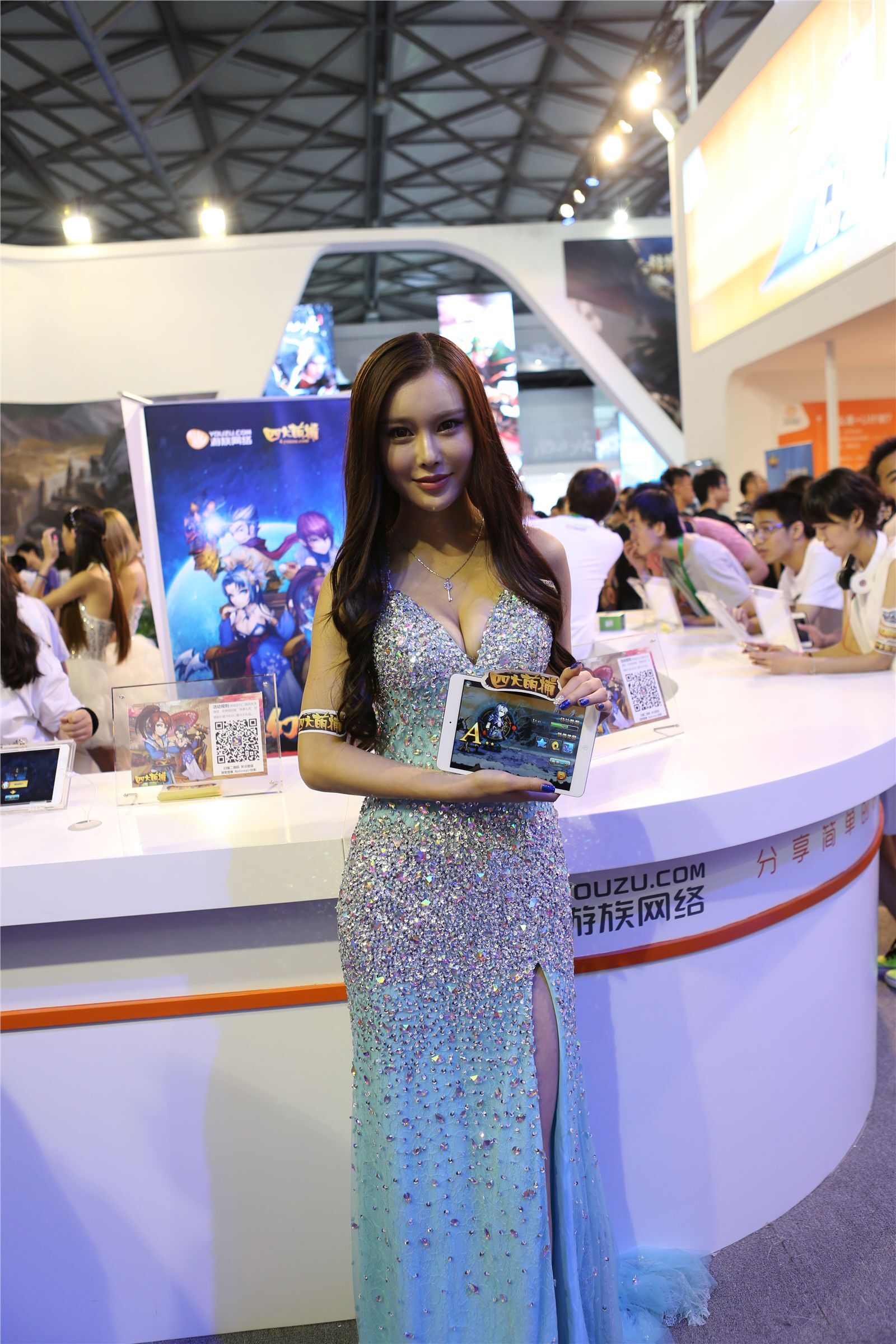 Chinajoy2014游族网络展台女神超清合集 1